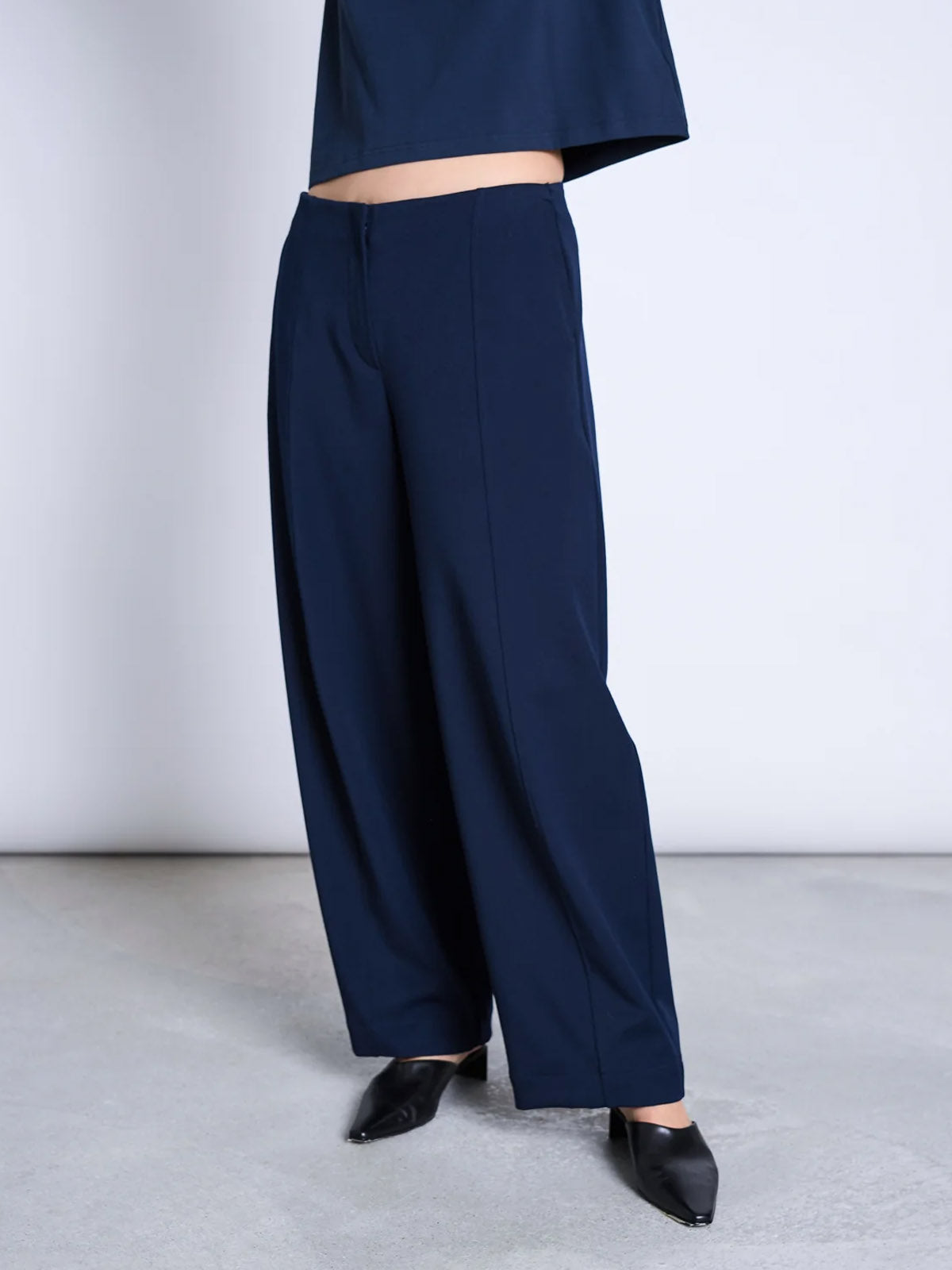 Jan 'n June Barrel Leg Pants Juny Nightfall