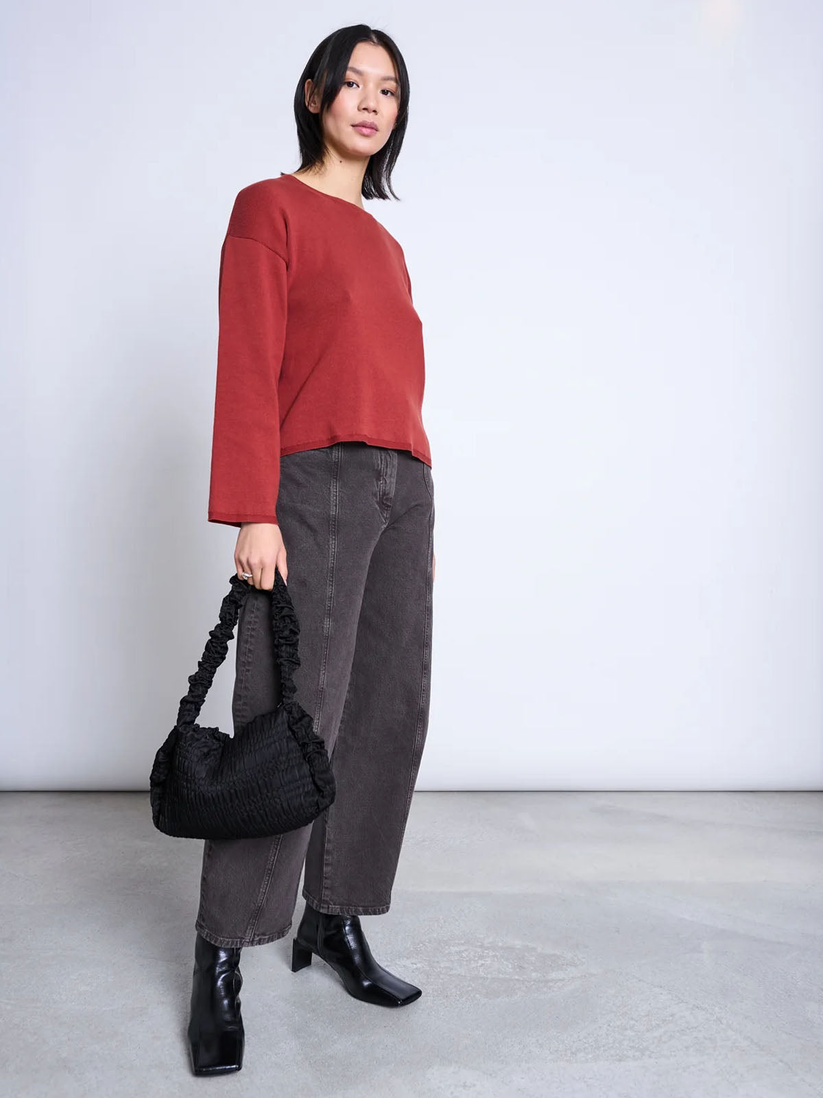 Jan 'n June Light Knit Jumper Williamsburg Mid Red