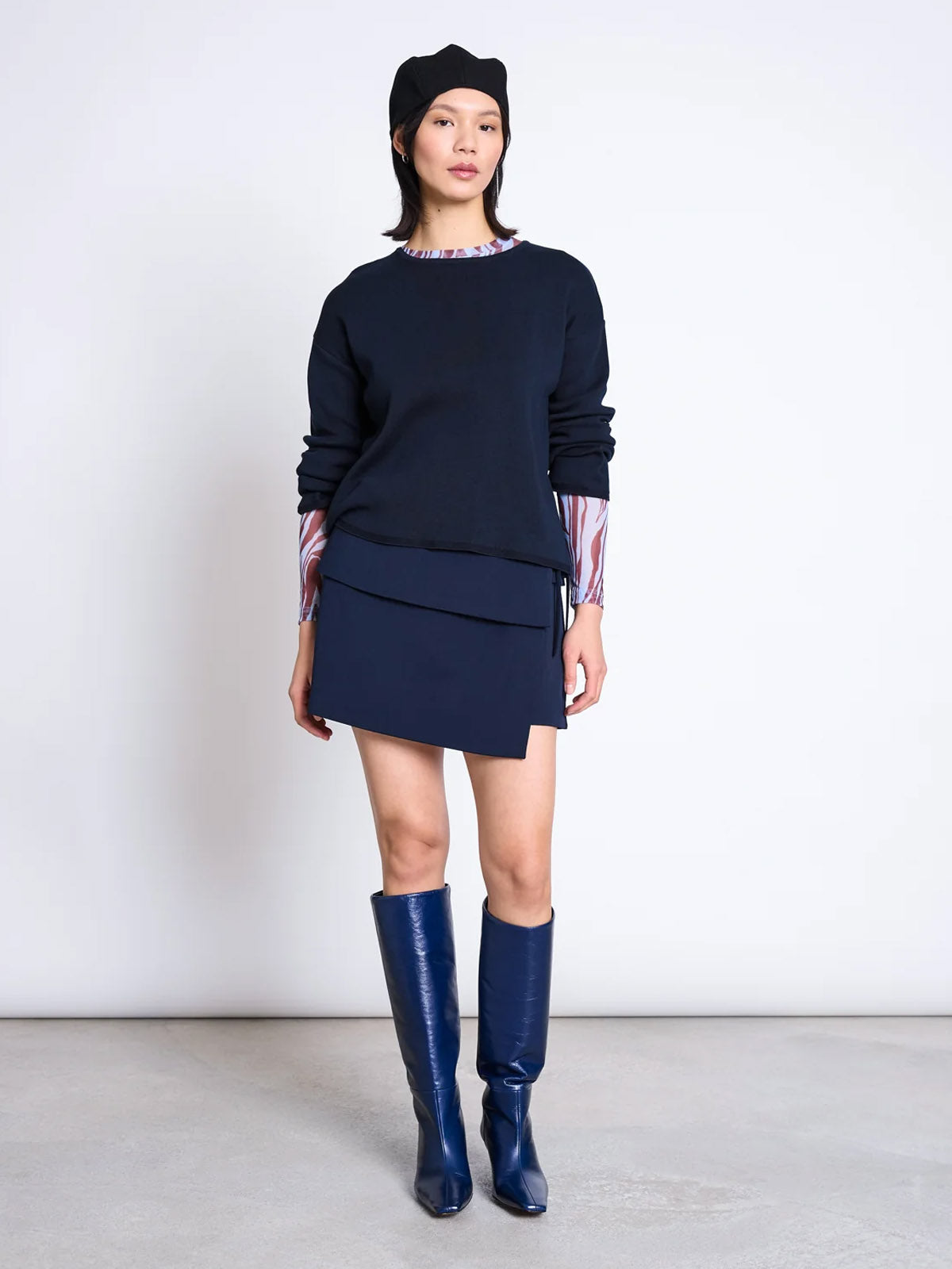 Jan 'n June Light Knit Jumper Williamsburg Nightfall