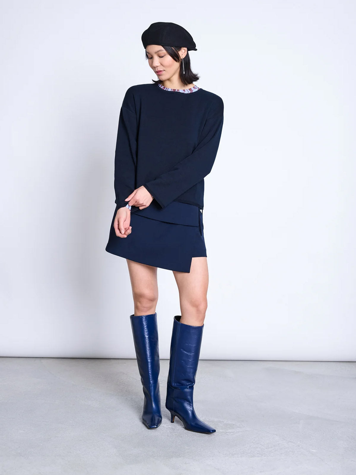 Jan 'n June Light Knit Jumper Williamsburg Nightfall