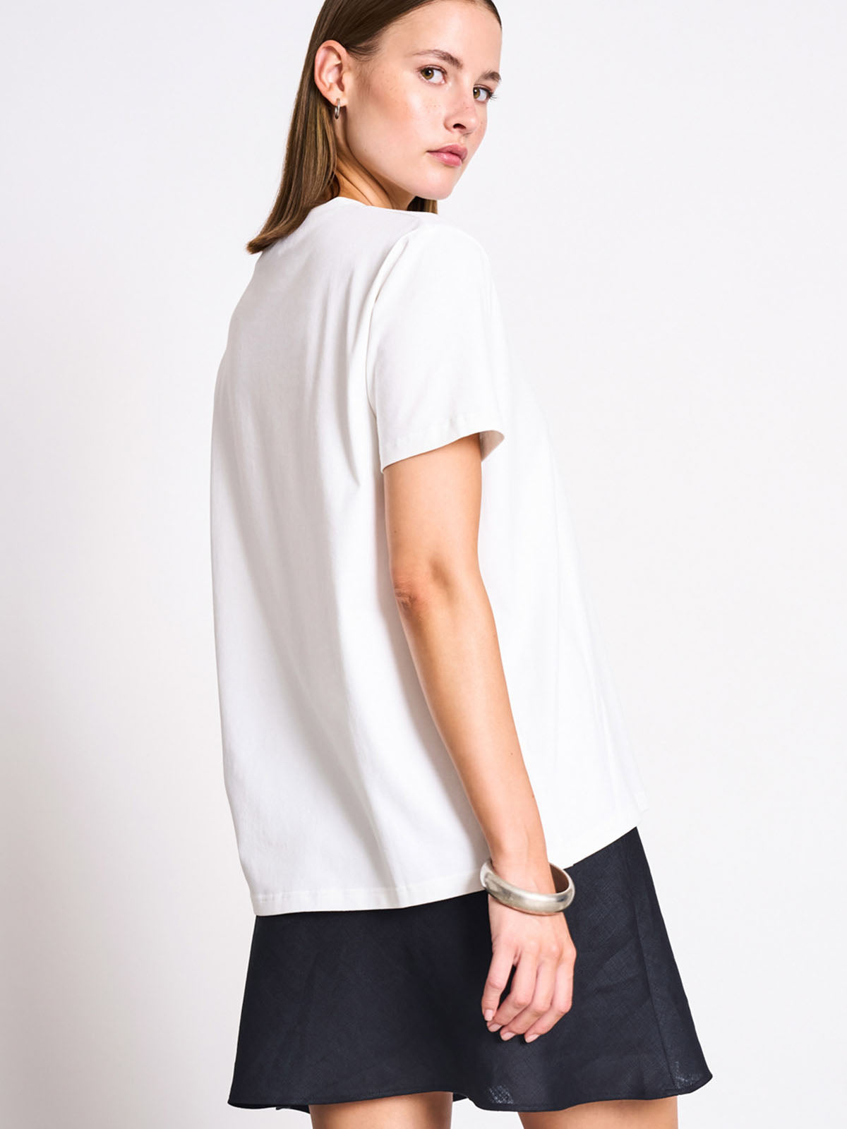 Jan 'n June Linen Mini Skirt Cercis Black