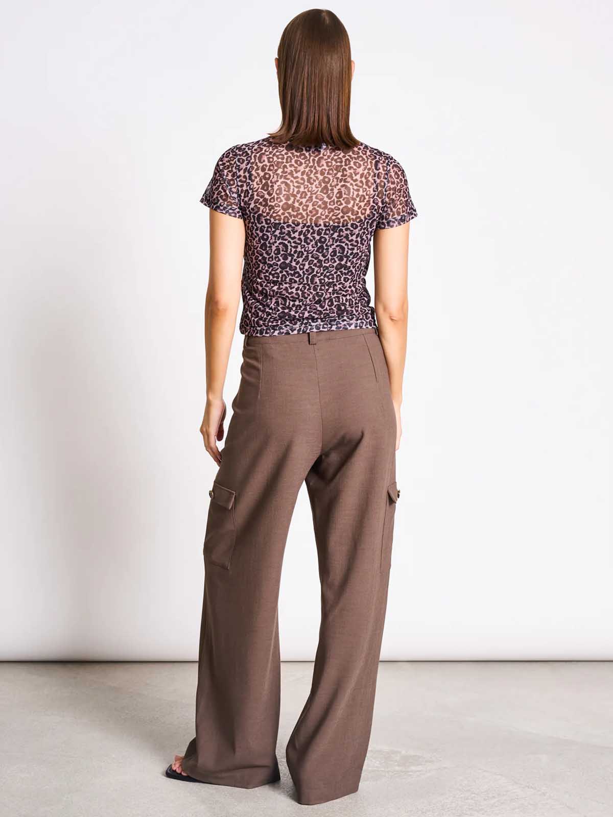 Jan 'n June Mesh T-Shirt Evie Leo Print