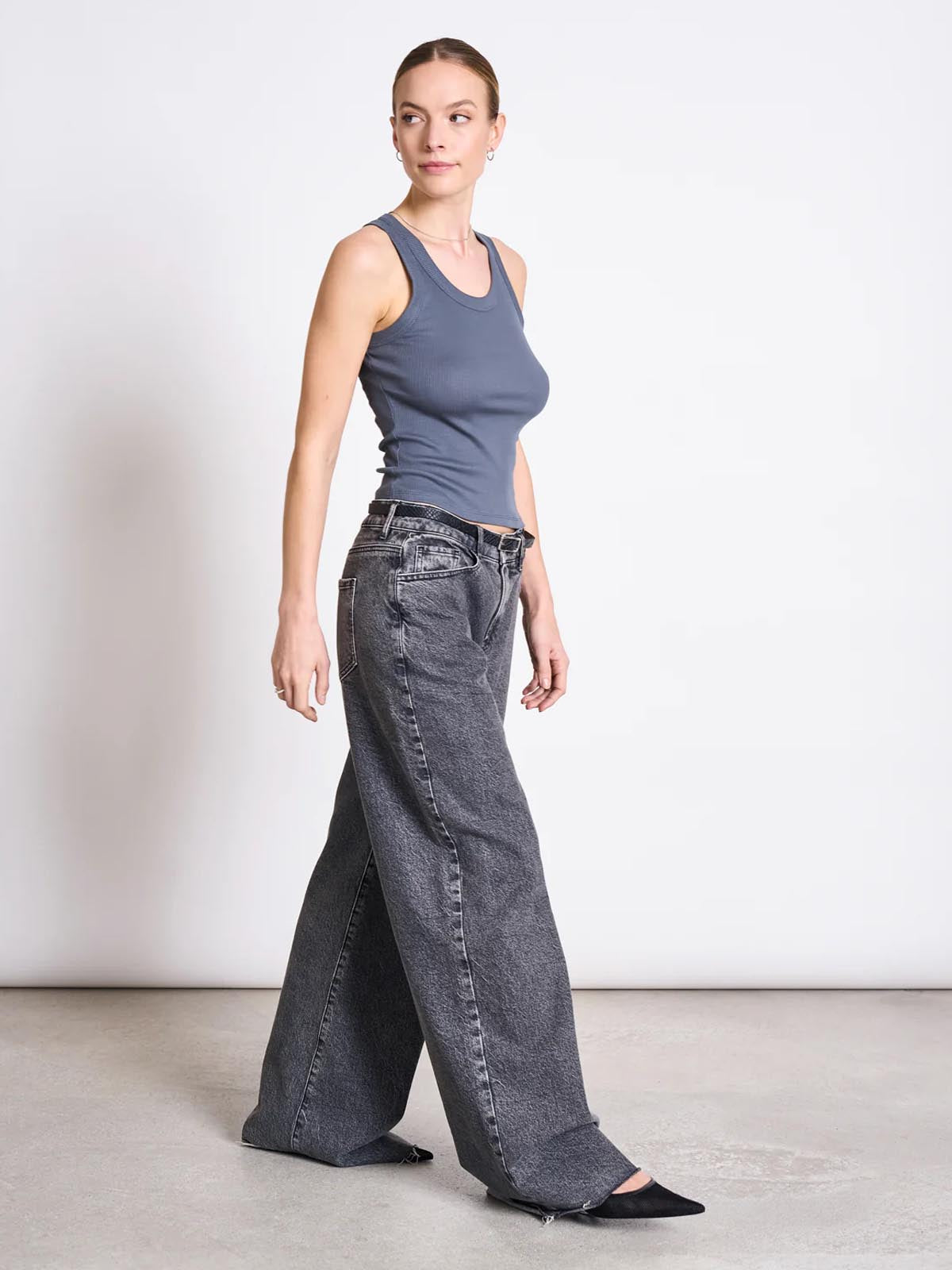 Jan 'n June Minirib Tank Top Amager Turbulence