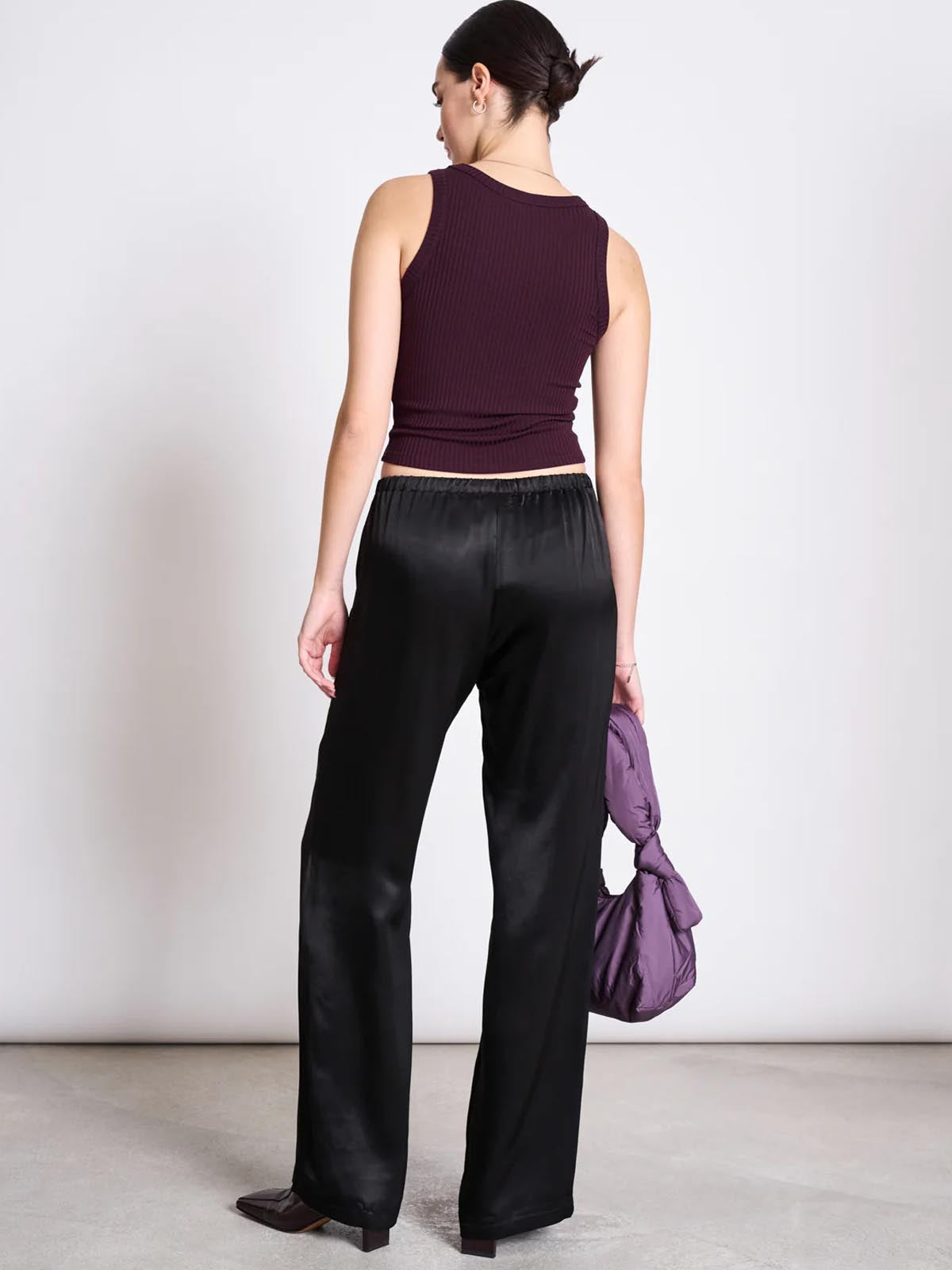 Jan 'n June Porto Rib Tank Top Cherry Lacquer