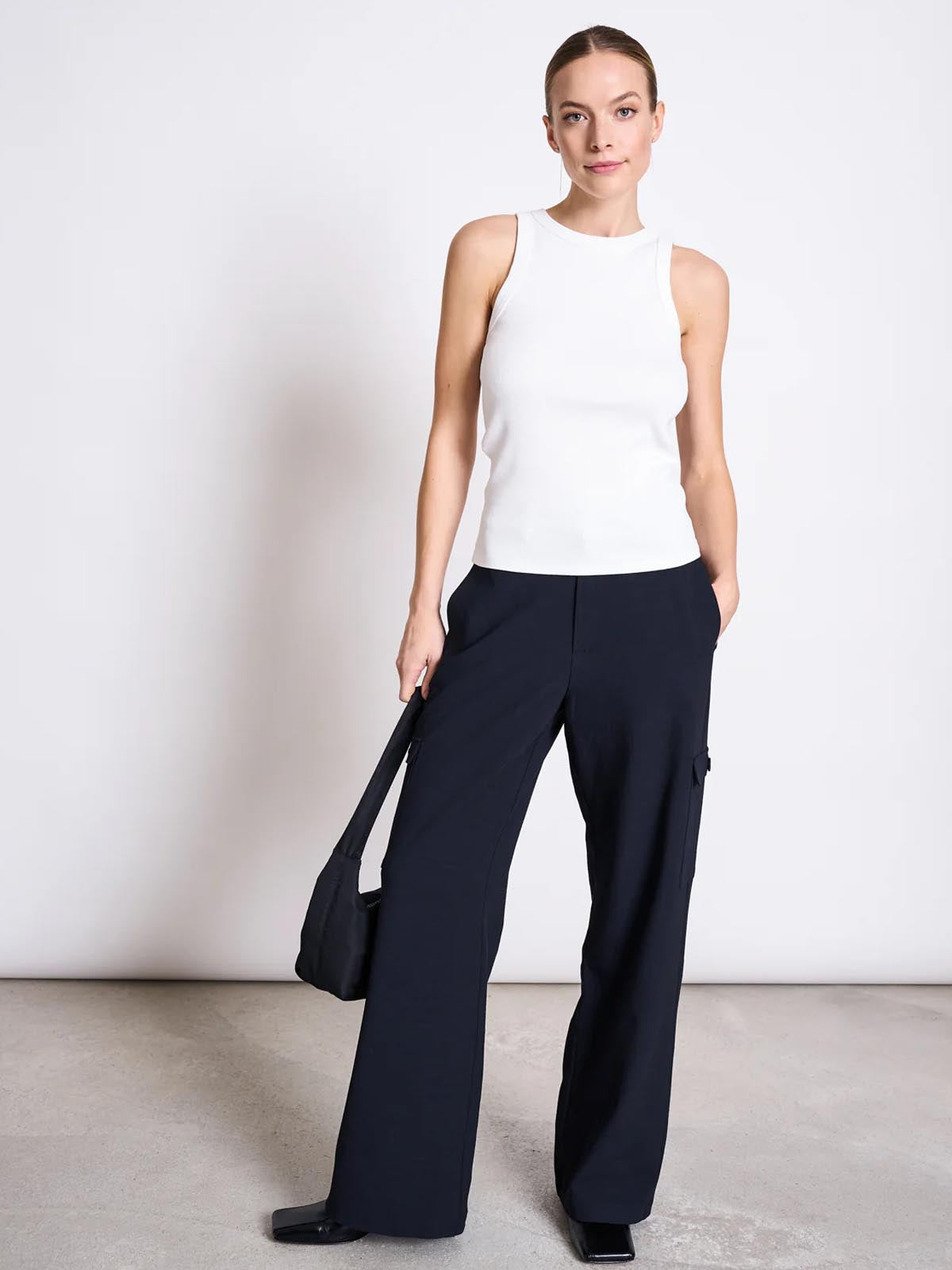 Jan 'n June Porto Tank Top Long White