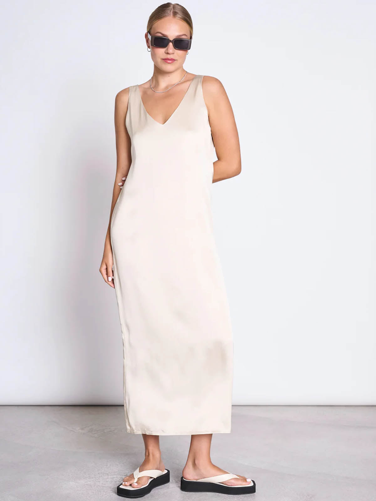 Jan 'n June Maxi Dress Benvie Ivory