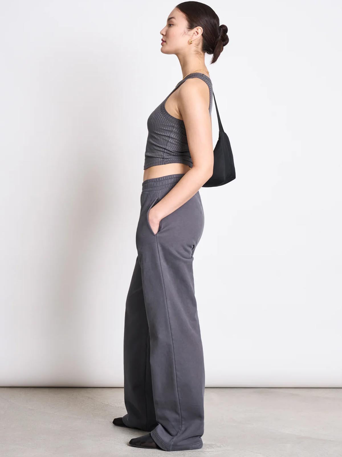 Jan 'n June Porto Tank Top Dark Grey