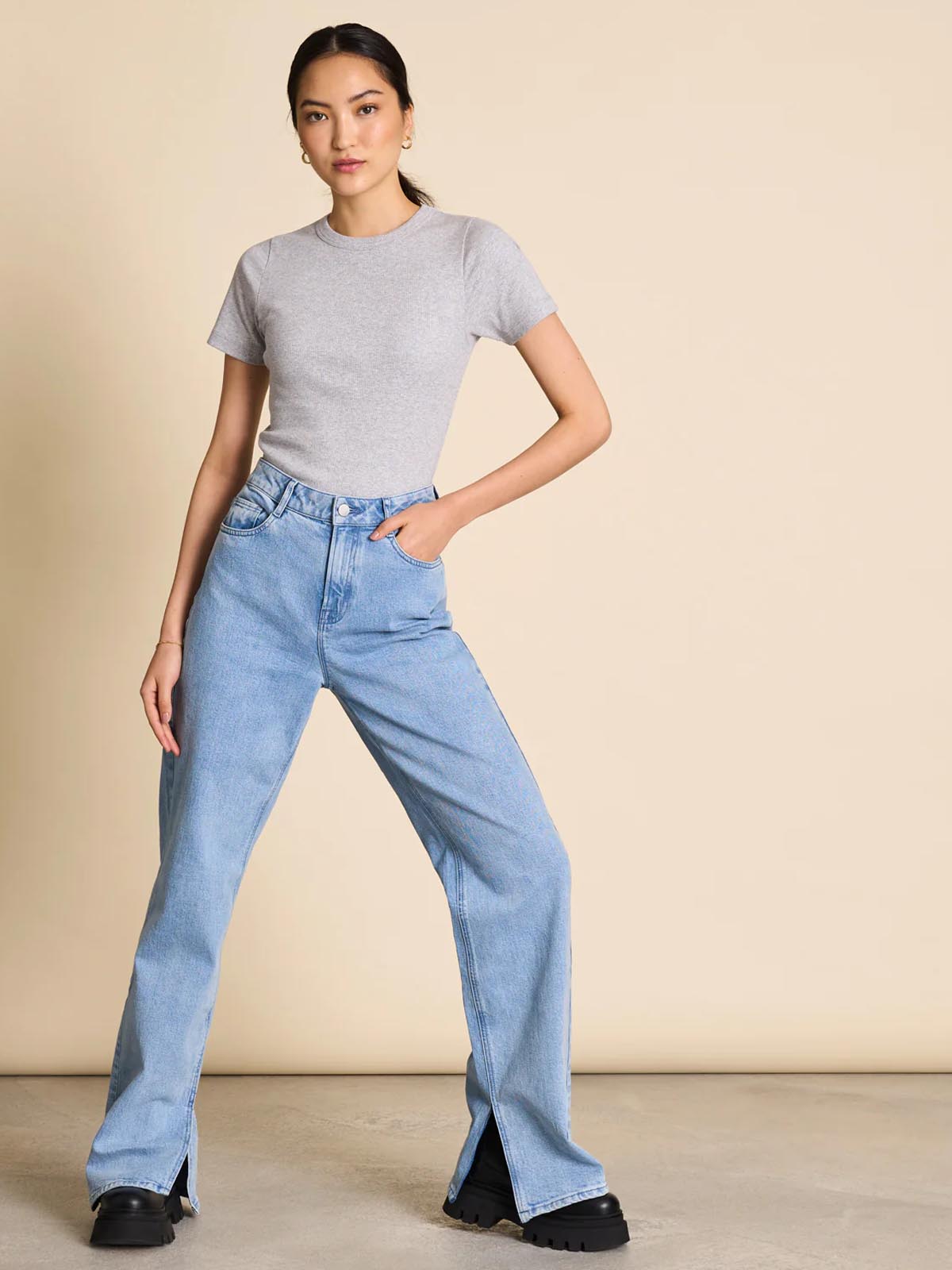 Jan 'n June T-Shirt Nile Light Grey