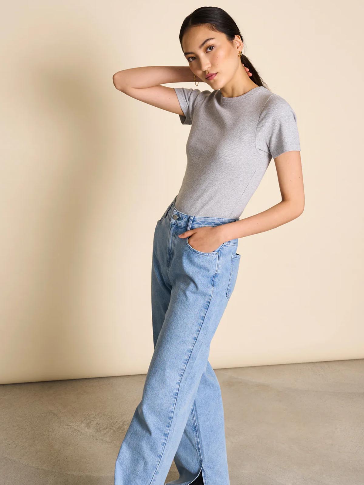 Jan 'n June T-Shirt Nile Light Grey