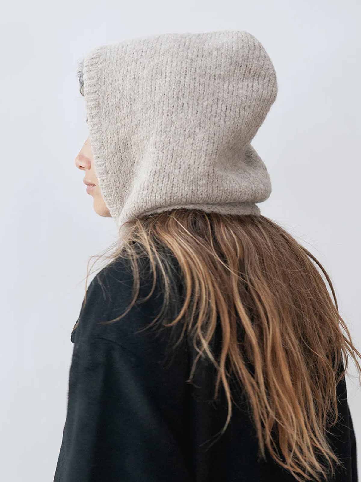 Jungle Folk Capucha Scarf Greige