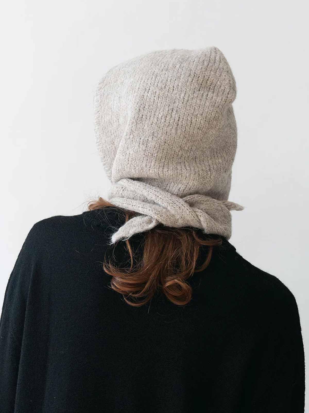 Jungle Folk Capucha Scarf Greige