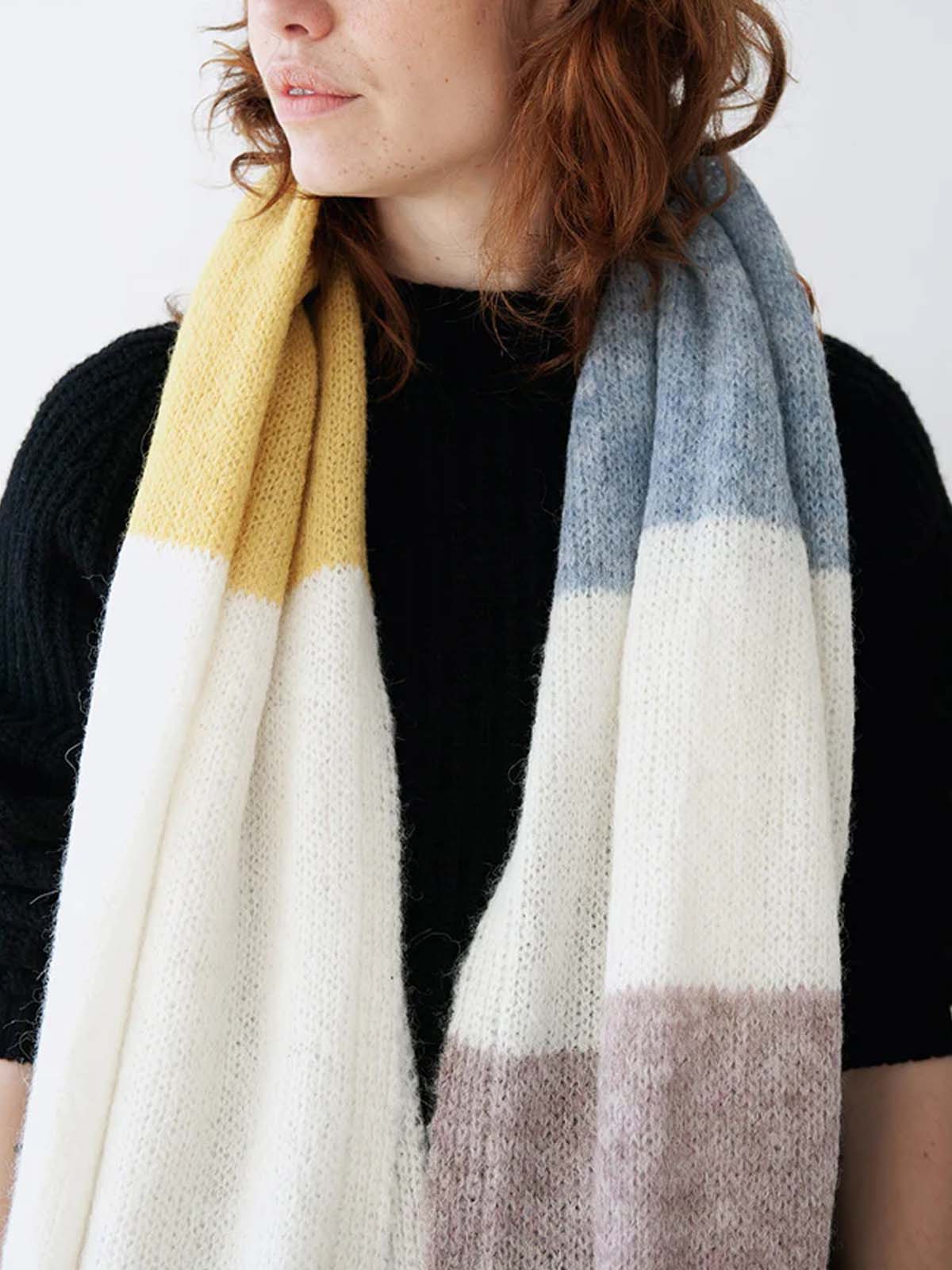 Jungle Folk Delta Scarf Sky & Sun