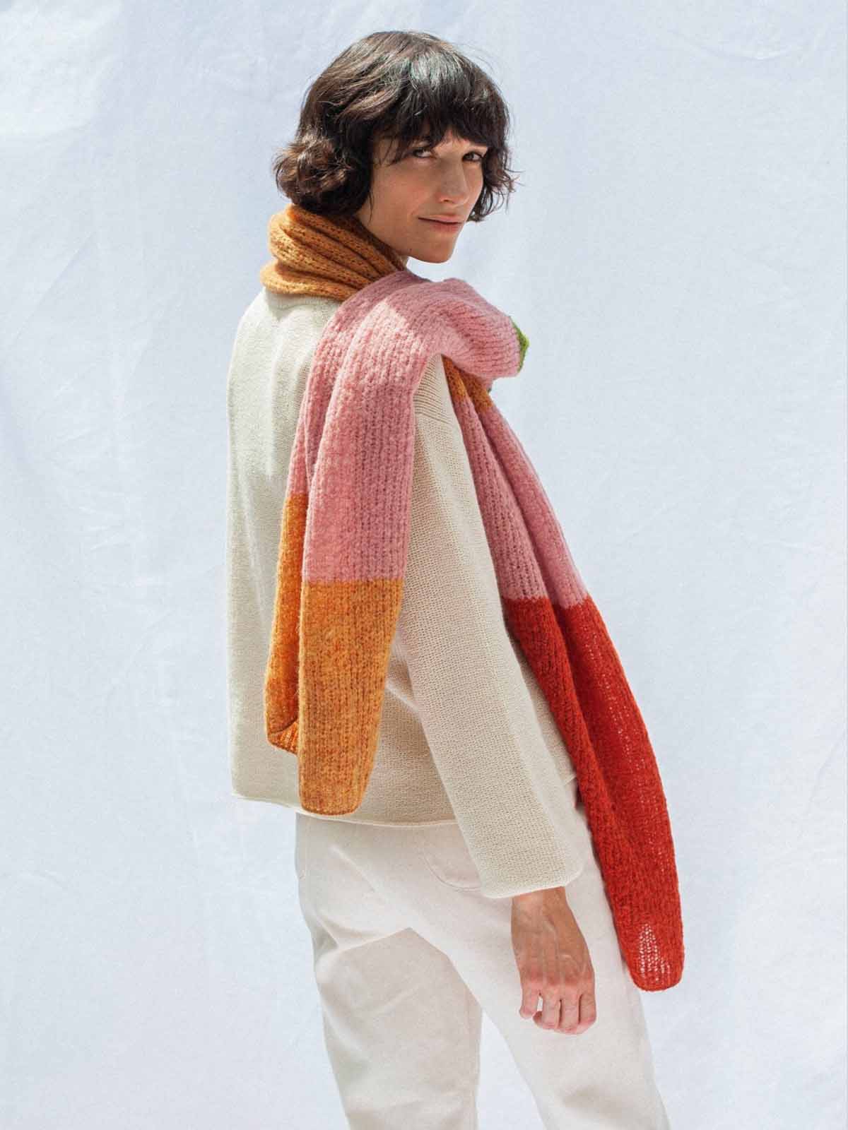 Jungle Folk Delta Scarf Terra Colors