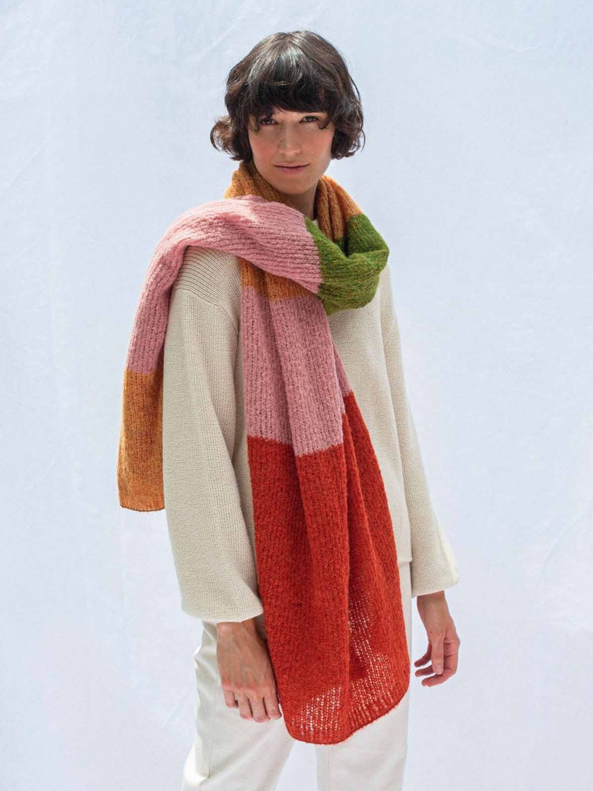 Jungle Folk Delta Scarf Terra Colors