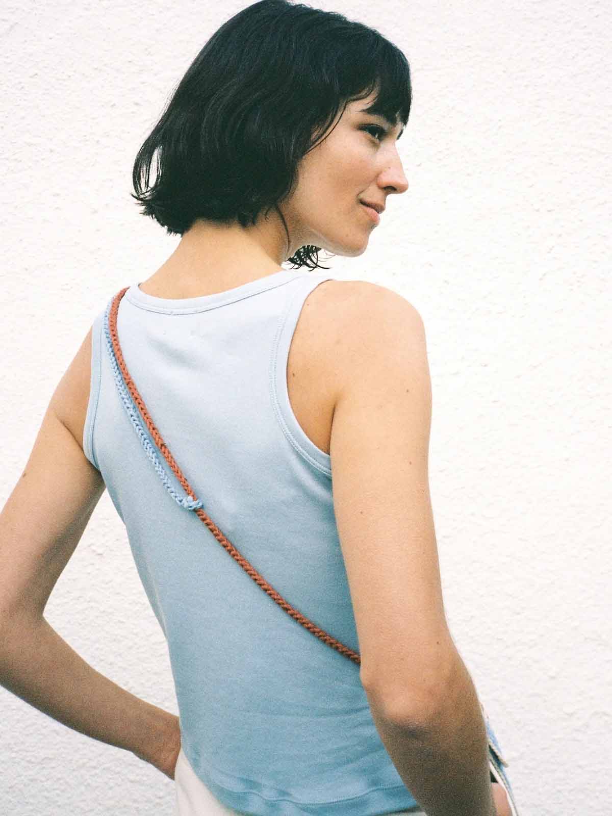 Jungle Folk Kaia Tank Top Ice Blue