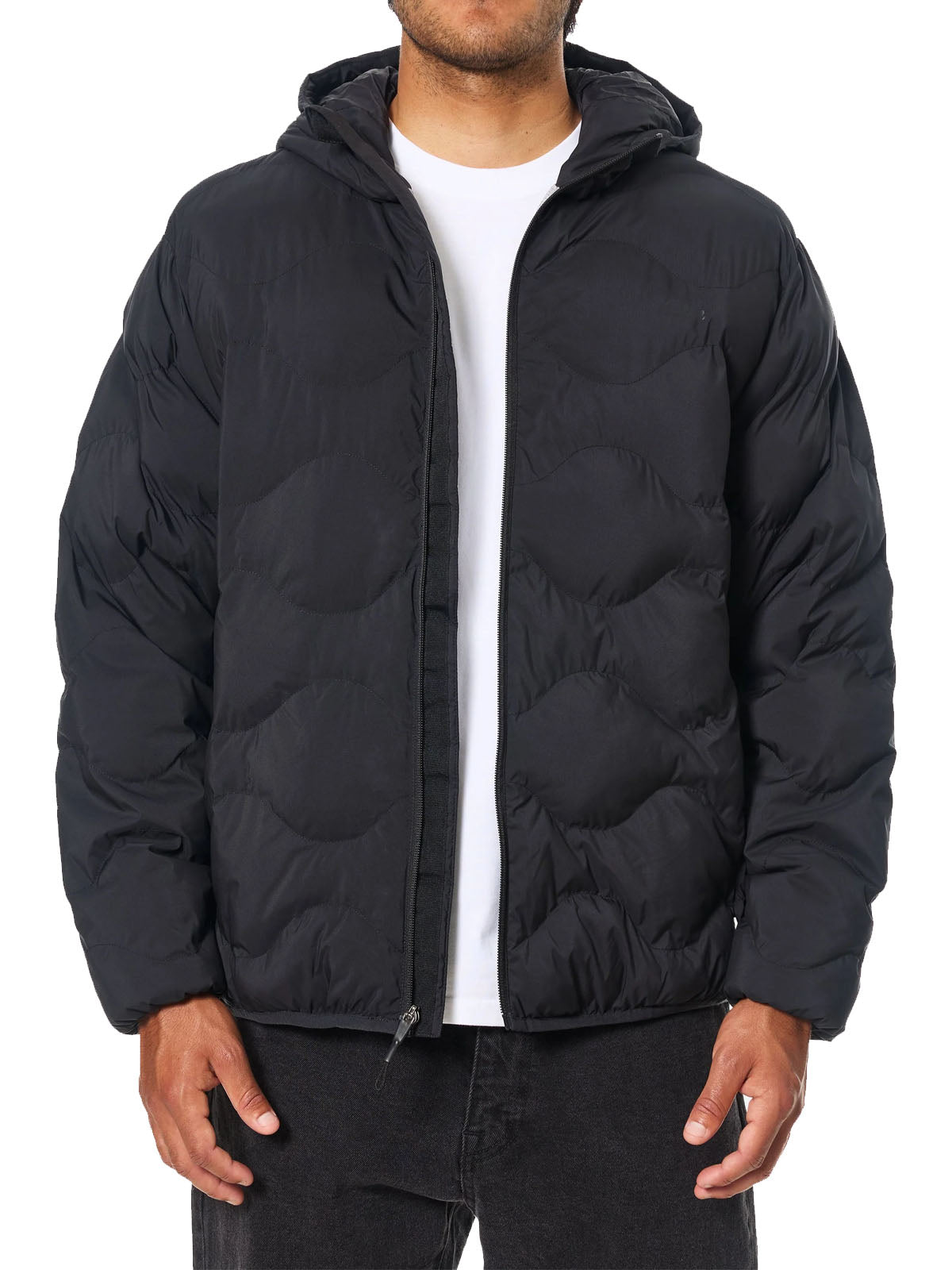 Katin Henson Hooded Puffer Jacket Black