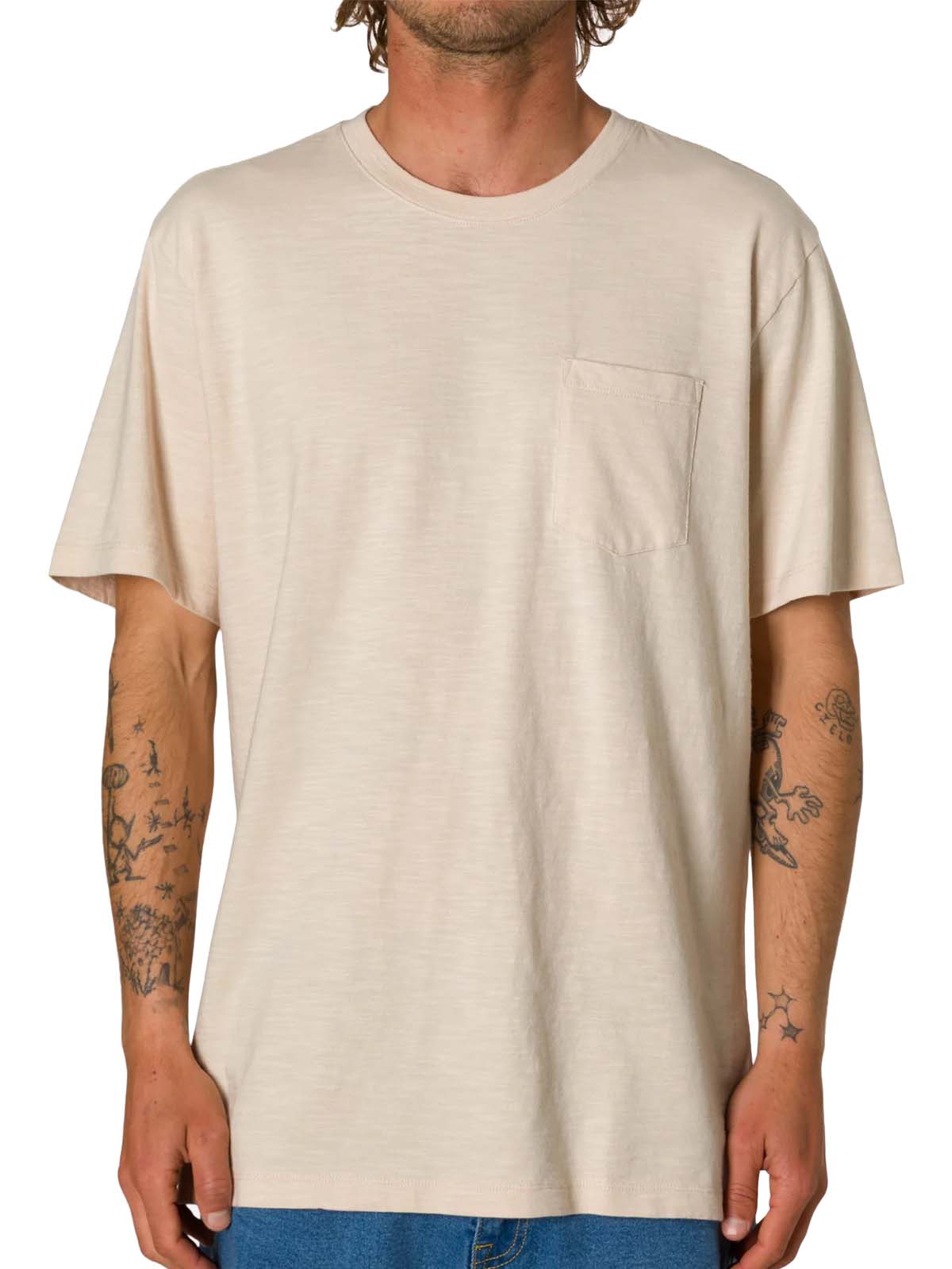 Katin Slub Base Tee Almond Peach