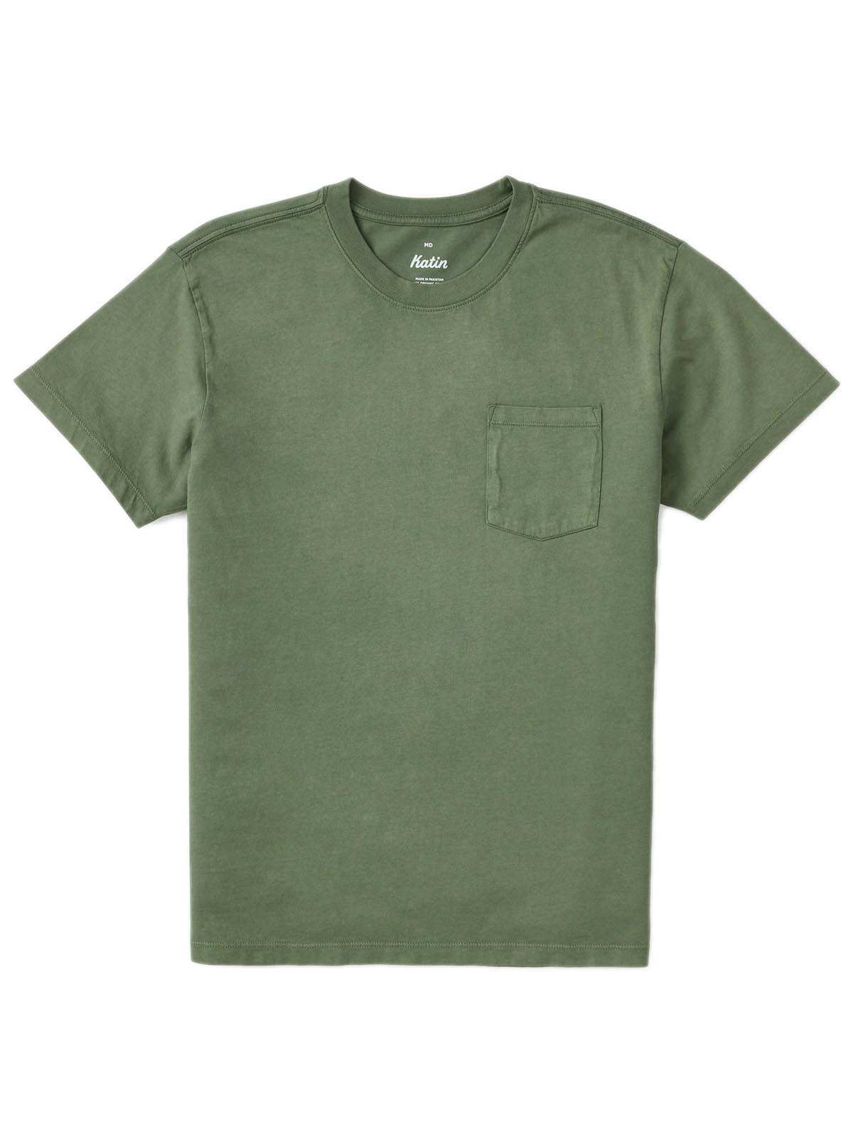 Katin Base Tee Olive Sand Wash