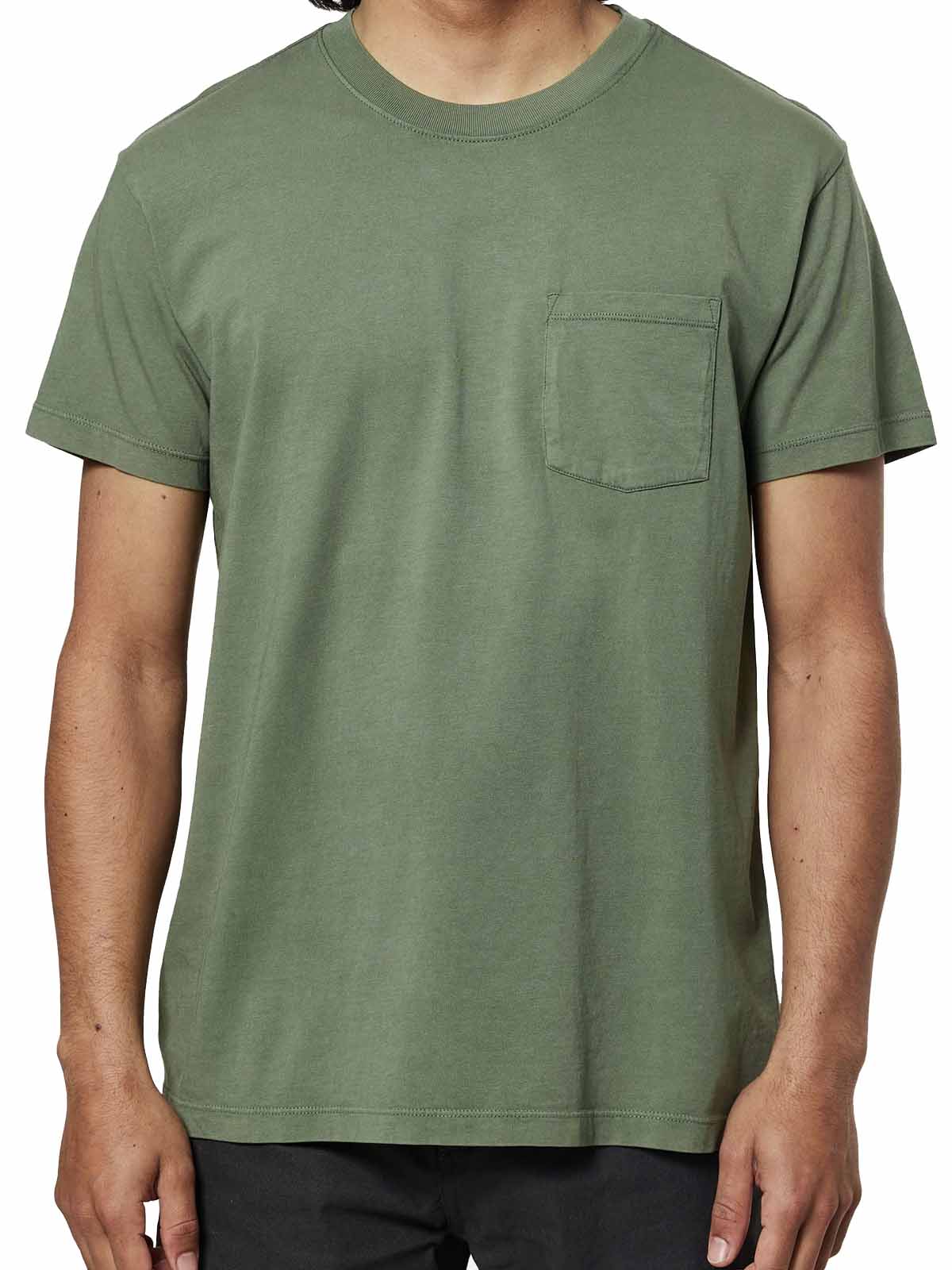 Katin Base Tee Olive Sand Wash