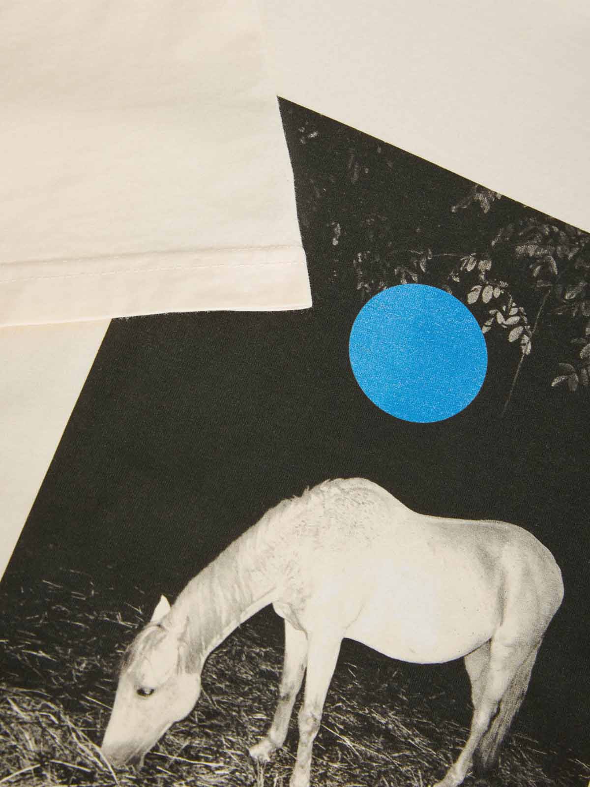 La Paz Botelho Print T-Shirt Falcão Ecru