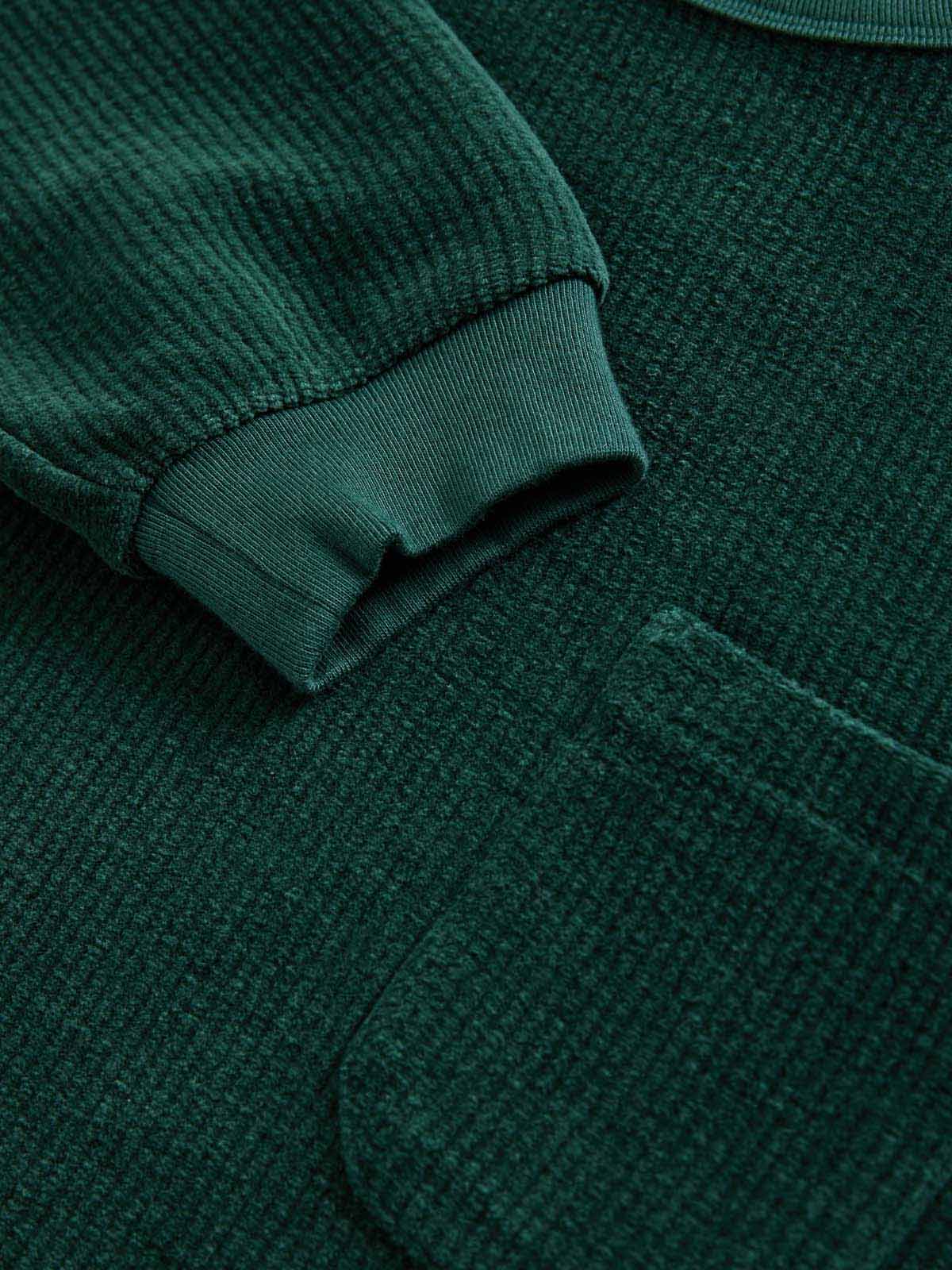 La Paz Duarte Long Sleeve T-Shirt Ribbed Dark Green