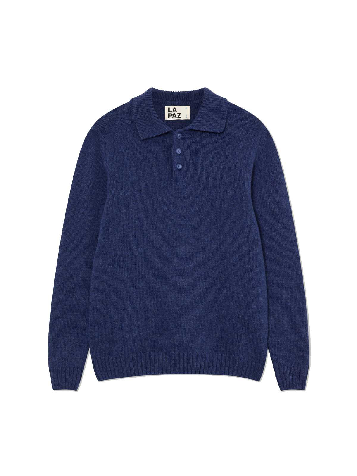 La Paz Eça Polo Knit Yves Blue