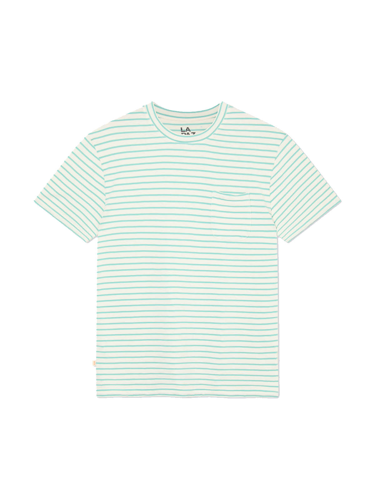 La Paz Guerreiro Pocket T-Shirt Green Stripes SS