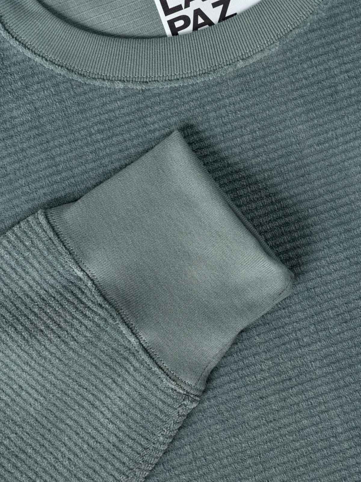 La Paz Nobre Classic Sweatshirt Ribbed Balsam Green
