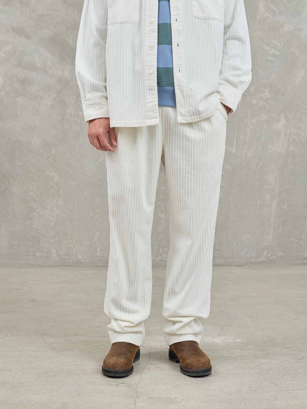 La Paz Ponte Relaxed Joggers Ecru Soft Cord