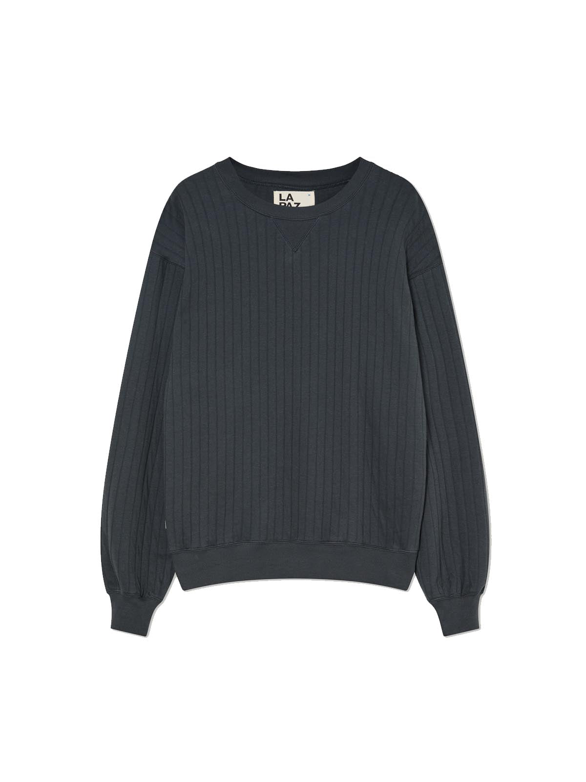 La Paz Xavier Sweatshirt Ribbed Black Sand