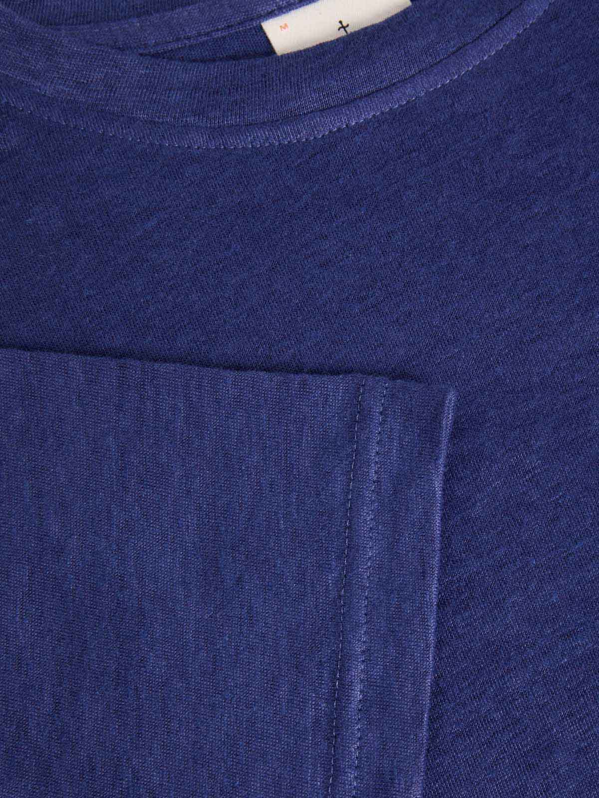 La Paz Botelho T-Shirt Navy Linen