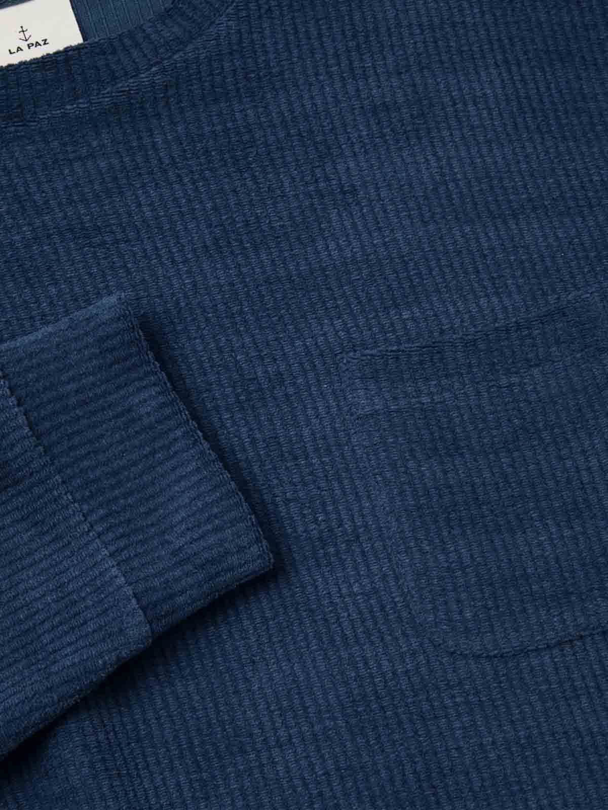 La Paz Duarte Ribbed Longsleeve T-Shirt Blue Oceana