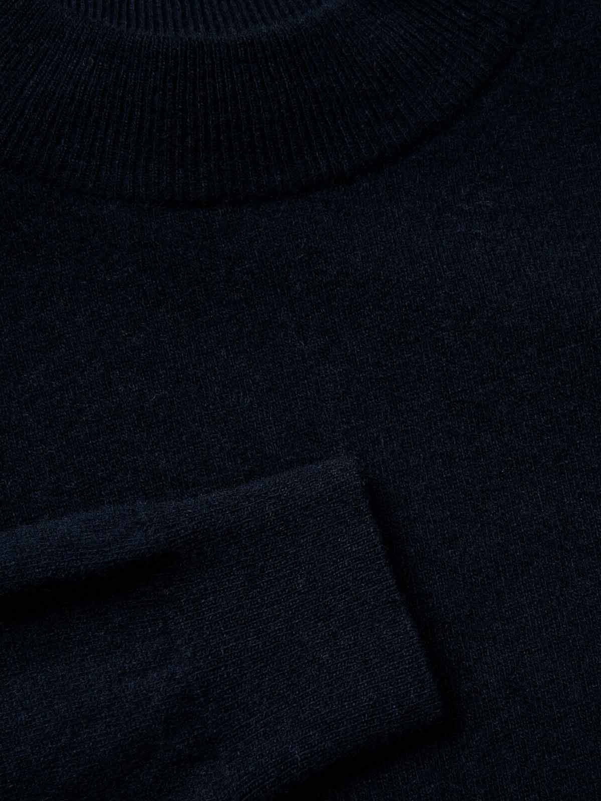 La Paz Fino Mock Neck Jumper Dark Navy