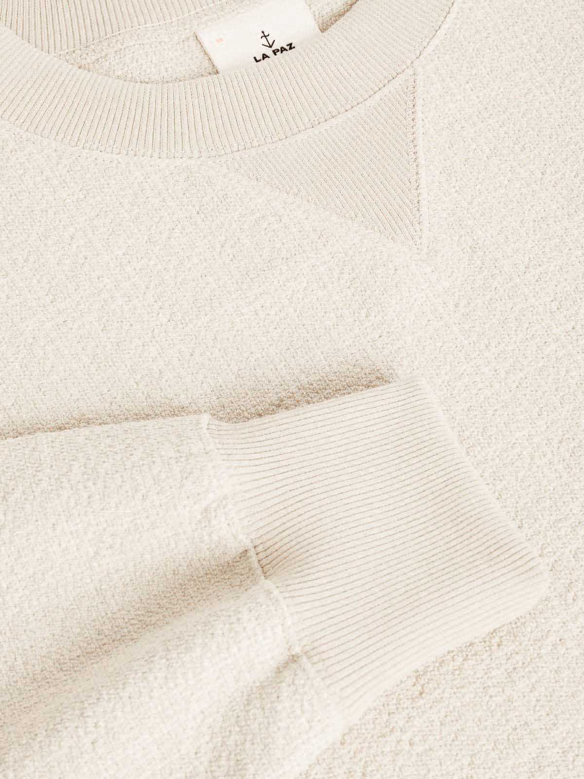 La Paz Xavier Sweatshirt Textured Ecru