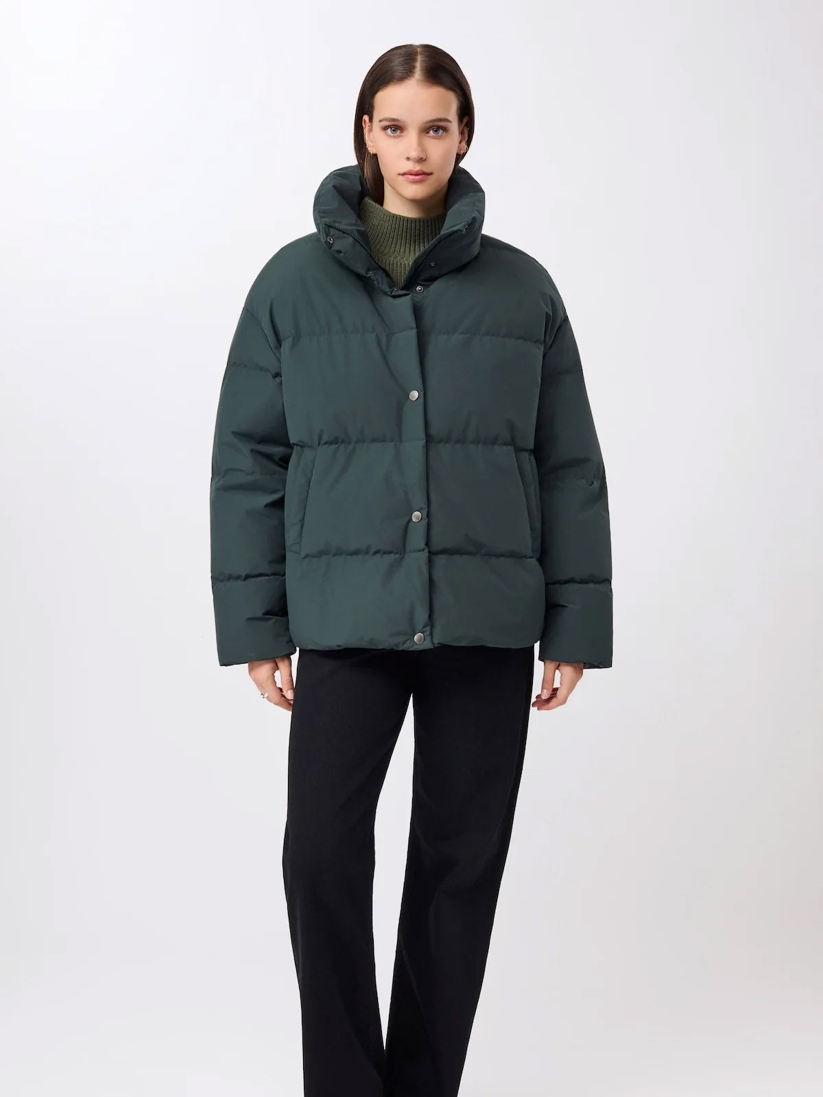 LangerChen Jacke Stehkragen Fir