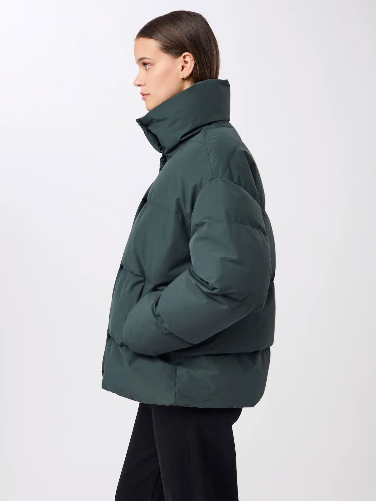 LangerChen Jacke Stehkragen Fir