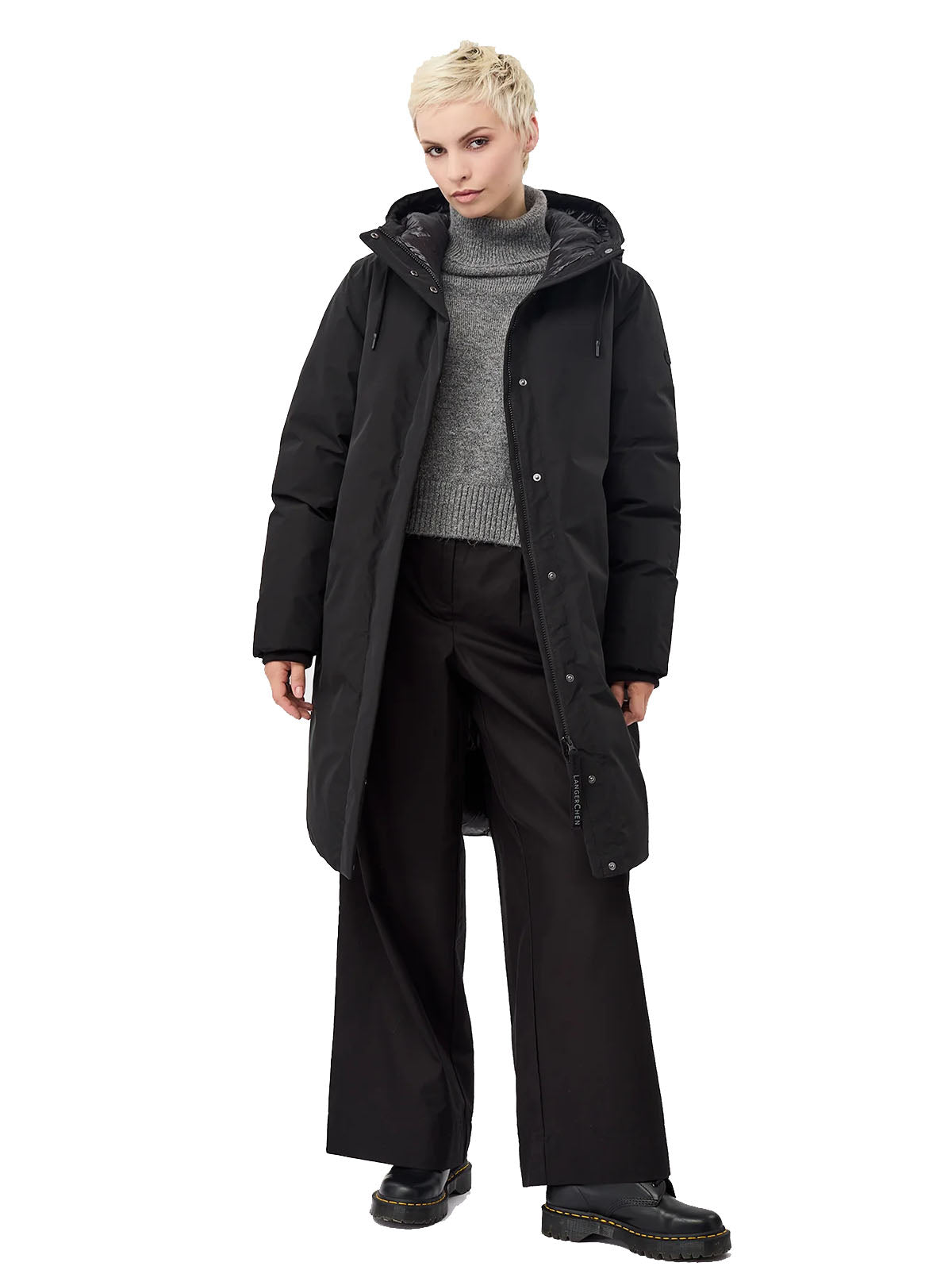 LangerChen Coat Karron Black