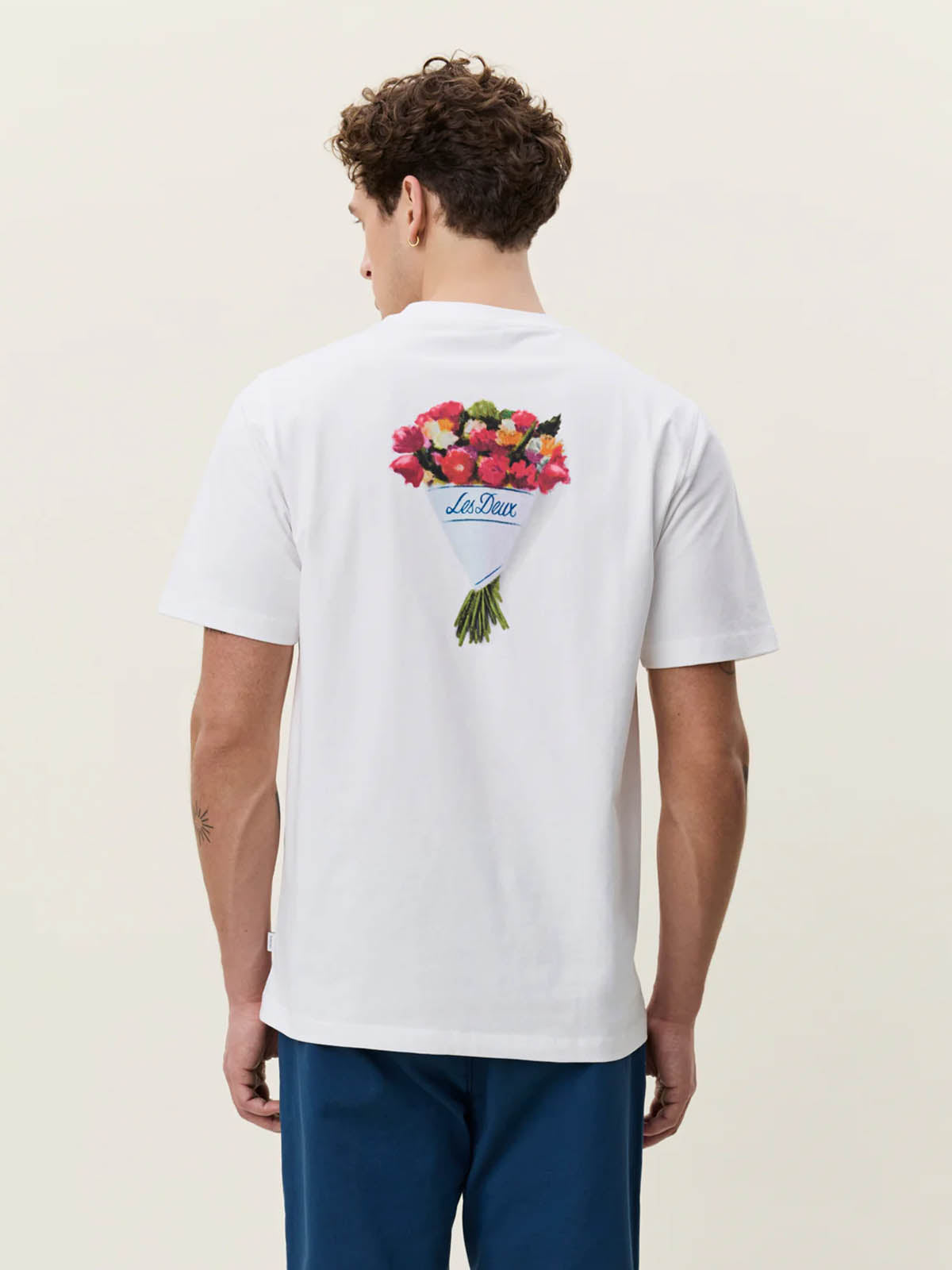 Les Deux Bouquet T-Shirt White
