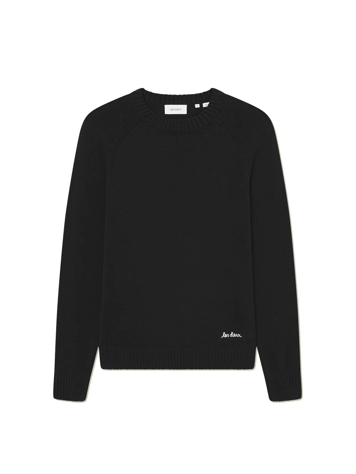 Les Deux Brad Roundneck Knit Black