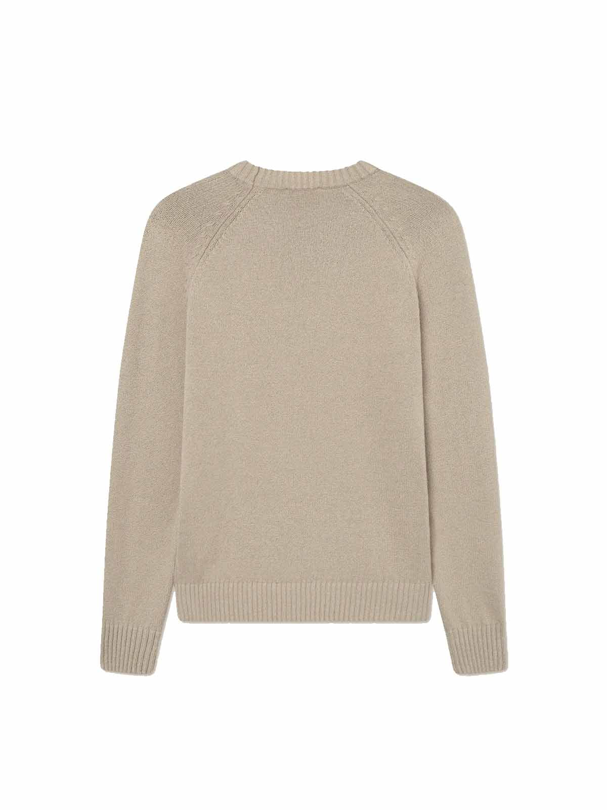 Les Deux Brad Roundneck Knit Dark Sand