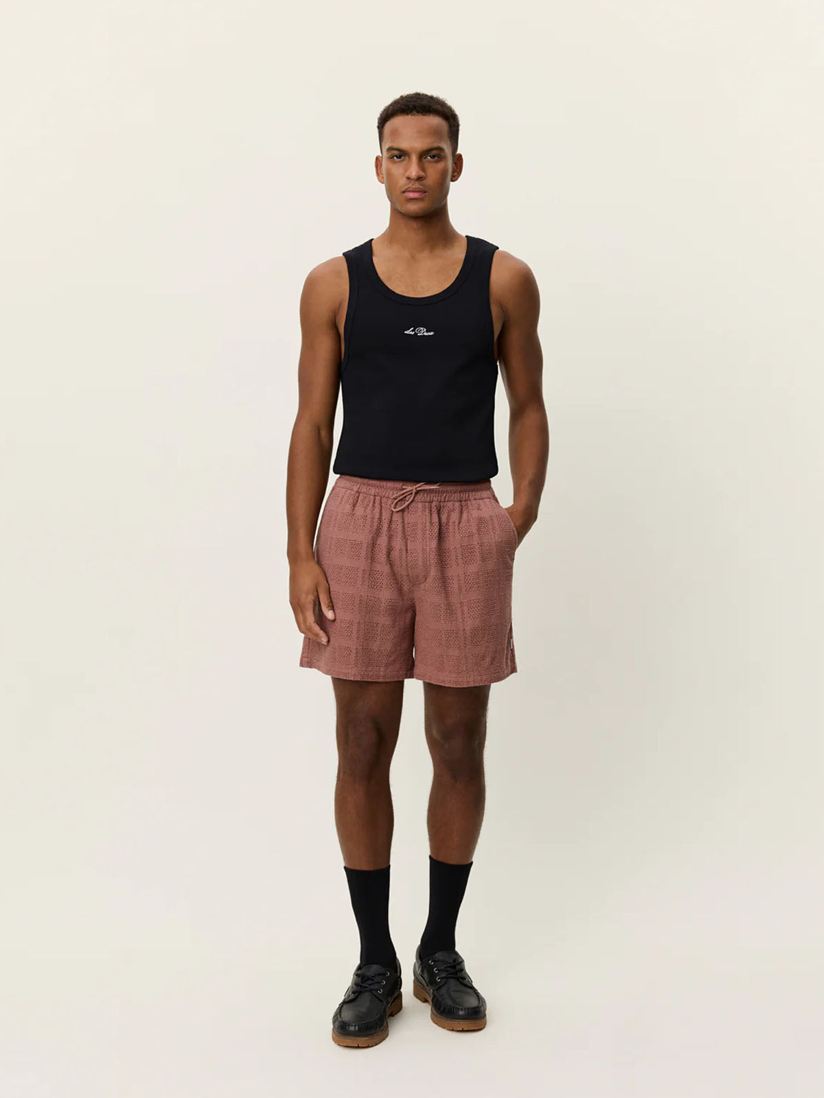 Les Deux Charlie Shorts Cognac Red