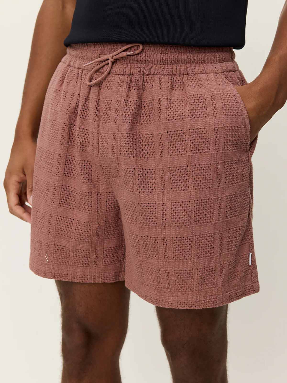 Les Deux Charlie Shorts Cognac Red