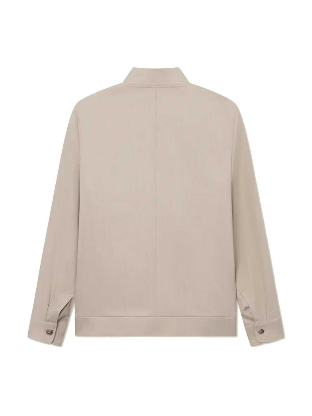Les Deux Como Reg Herringbone Bomber Jacket Dark Sand Light Sand