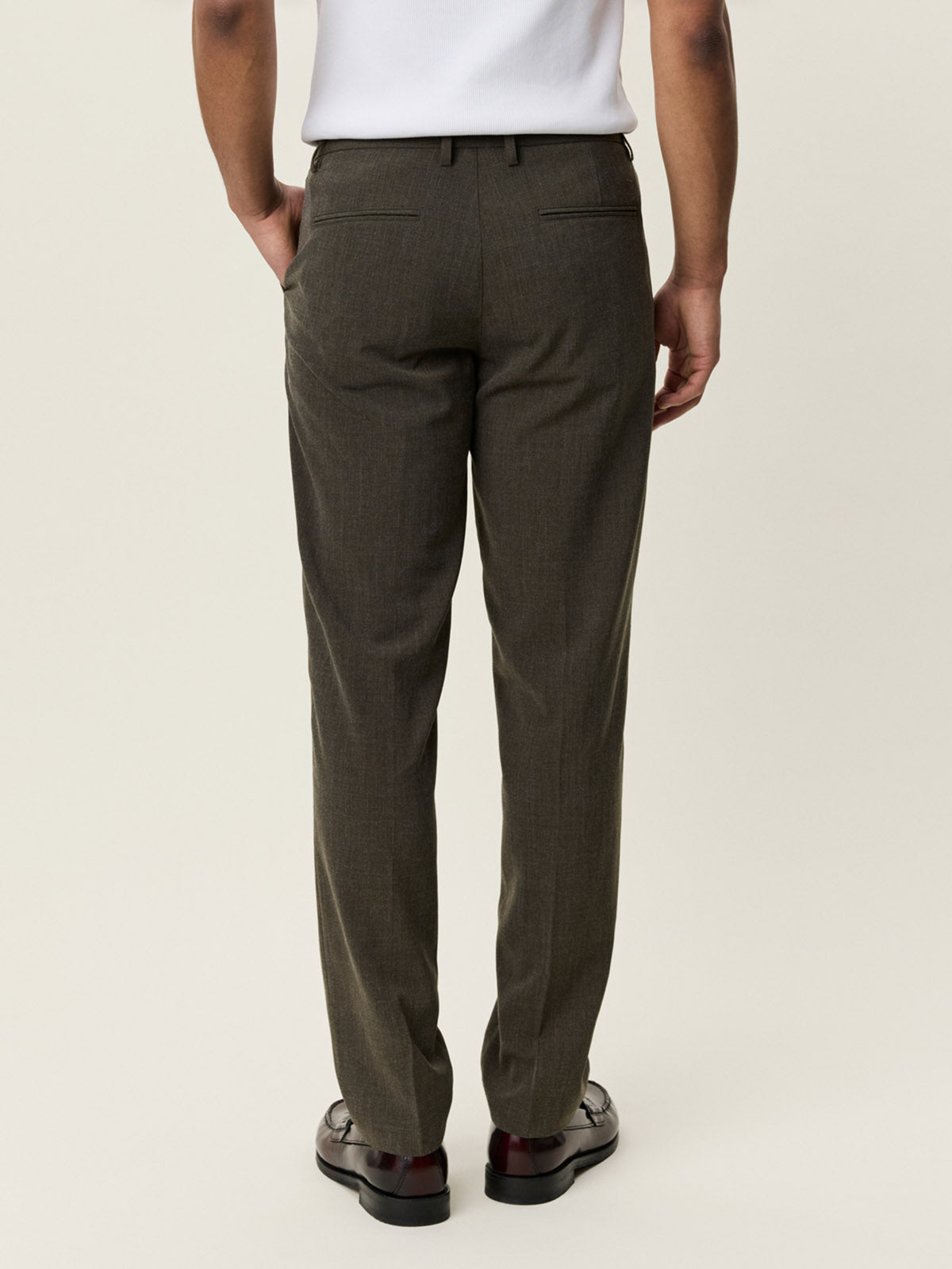 Les Deux Como Reg Suit Pants Seasonal Olive Night L32