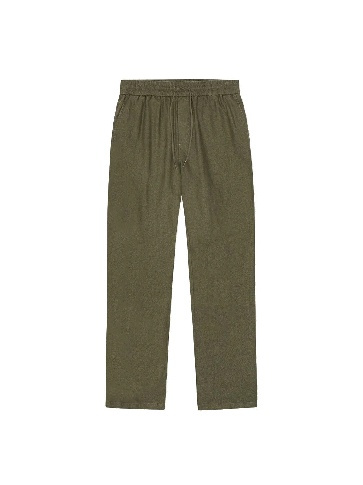 Les Deux Patrick Linen Pants Olive Night