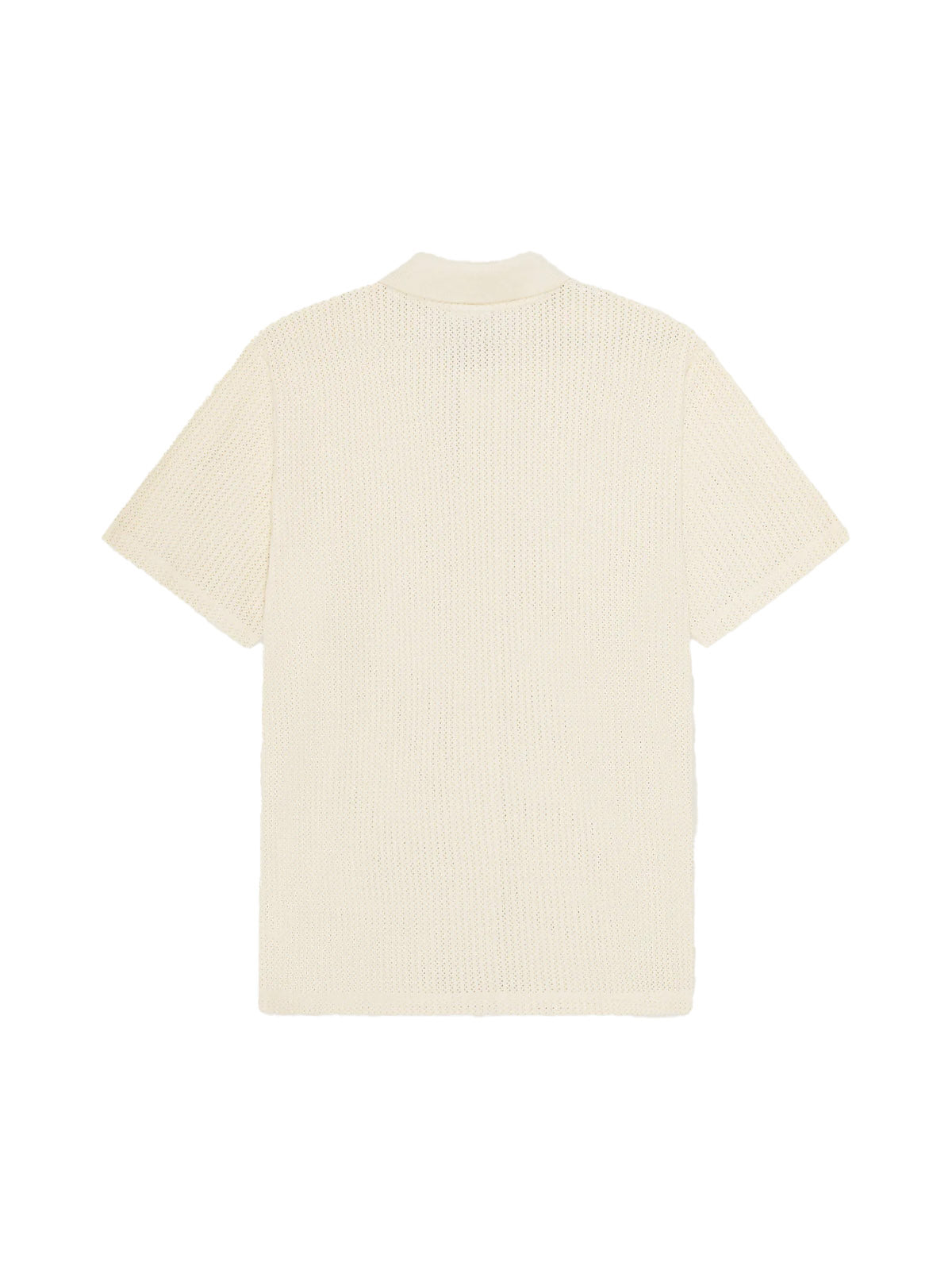 Les Deux Pointelle SS Shirt Eggnog White