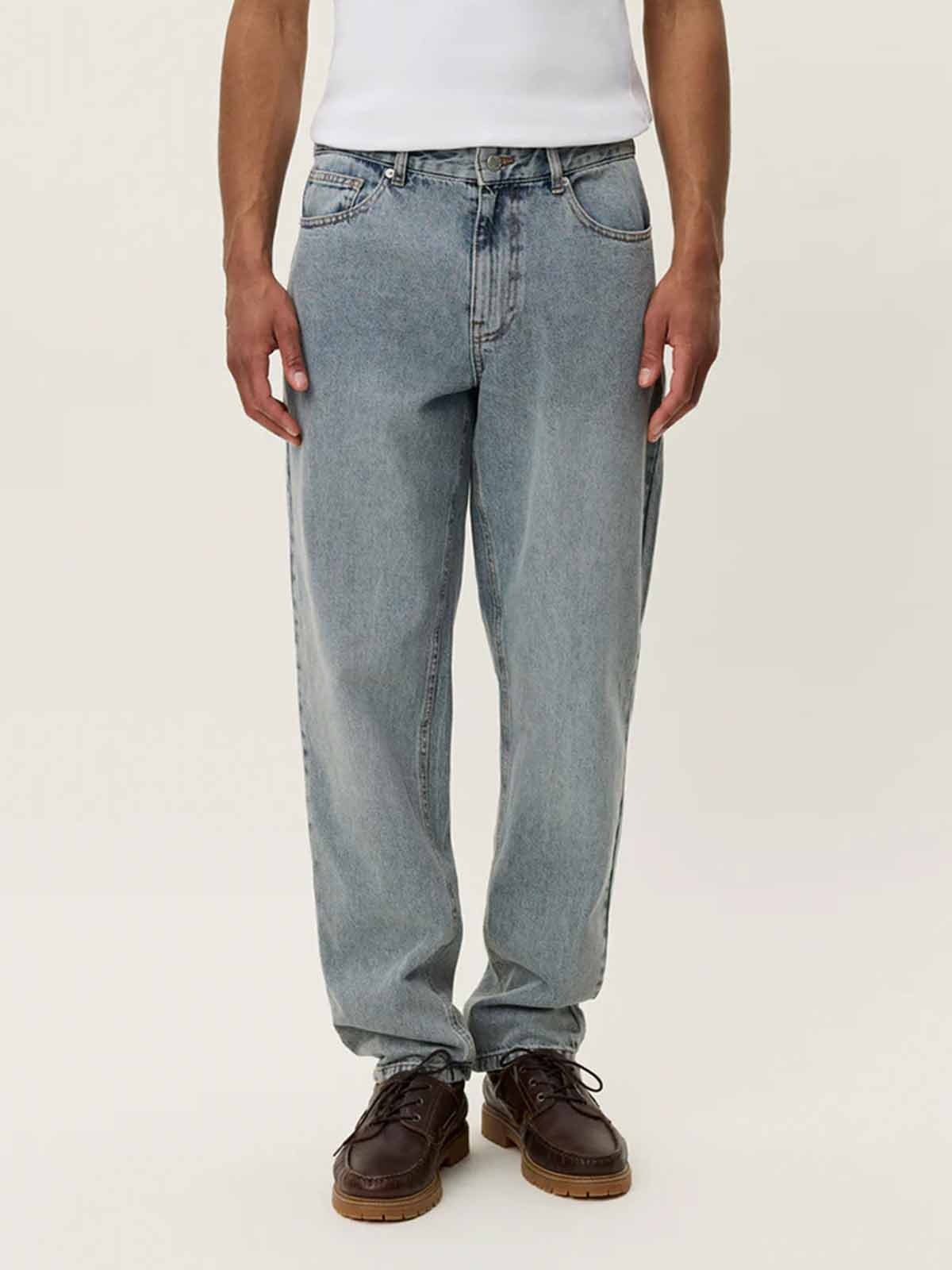 Les Deux Ryder Washed Denim Jeans Light Indigo L32