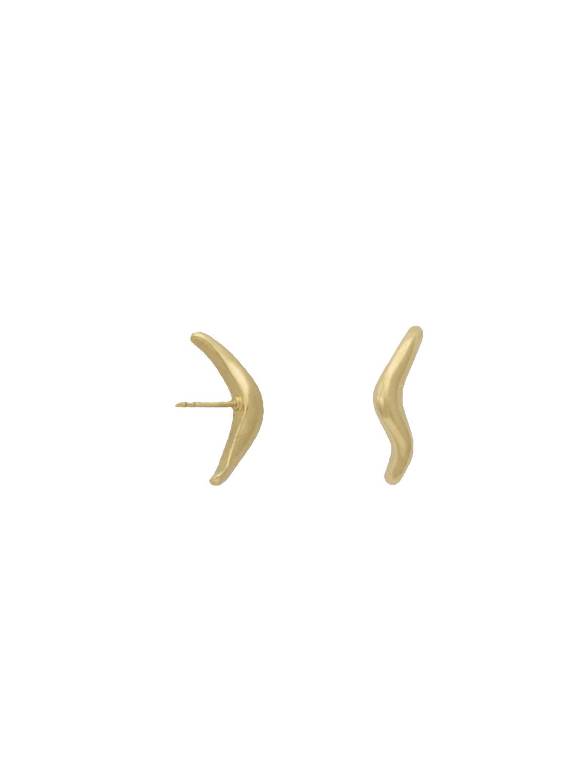 Les Solides Flow Earrings Gold