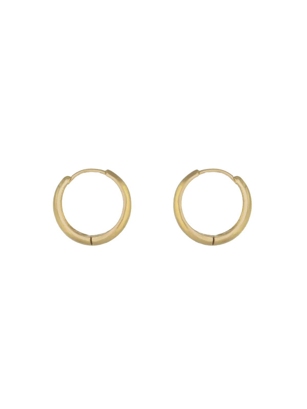 Les Solides Mini Circa Hoops Gold