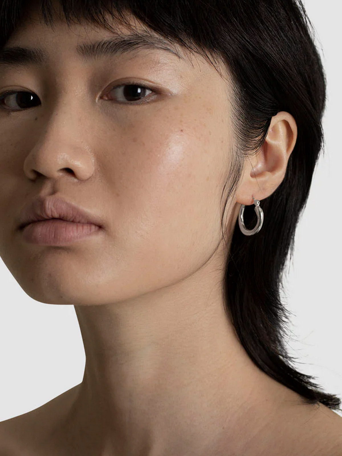 Les Solides Queer Hoops Click Silver